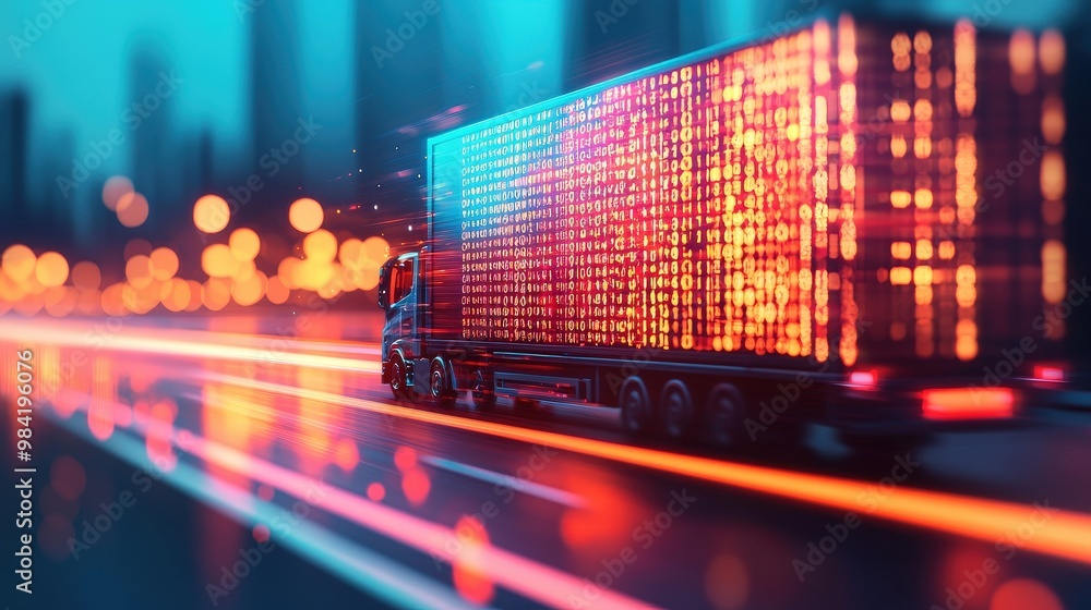 Poster a digital interface showing the tracking of a product???s return journey in reverse logistics.