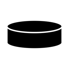 Hockey Puck glyph icon