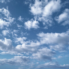 Obraz premium blue sky with white clouds