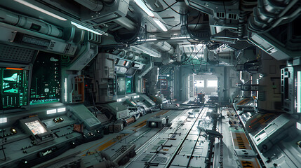 Fototapeta premium future spacecraft