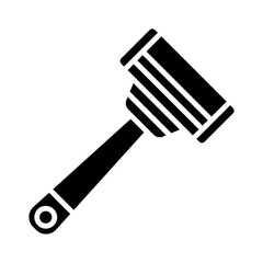 Razor glyph icon