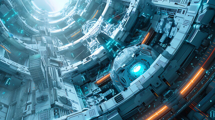 Fototapeta premium future spacecraft