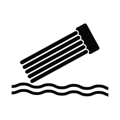 Waterfall Flowing Over Beautiful Rocks in Nature