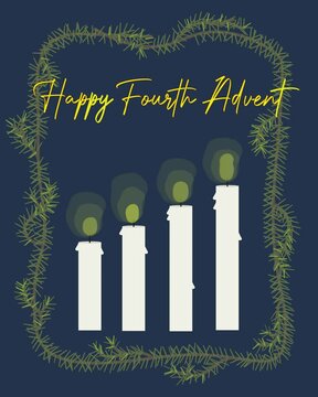 Happy fourth Advent 
1080x1350px 