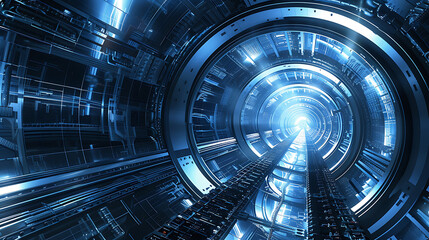 Obraz premium future spacecraft