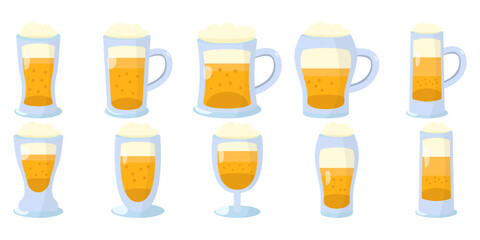 Beer Glass Vector Art