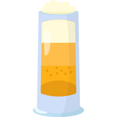 Beer Glass Vector Art