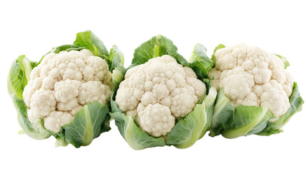 cauliflower isolated on transparent background
