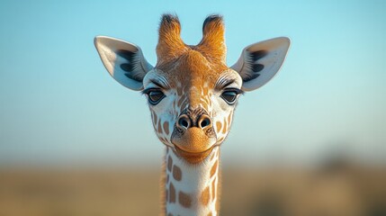Obraz premium Giraffe Portrait.