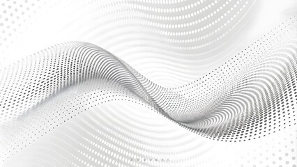 Fototapeta na wymiar Light cyberspace in a digital background. Abstract technology white wave. Connection big data. Analysis of a Network Connection. Smooth smoke particle wave, big data techno background with glowing dot