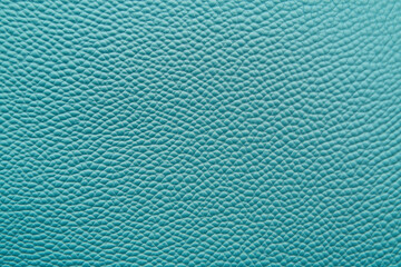Turquoise Grain Leather Texture. Background.