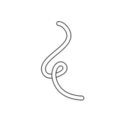 Obraz premium single confetti outline