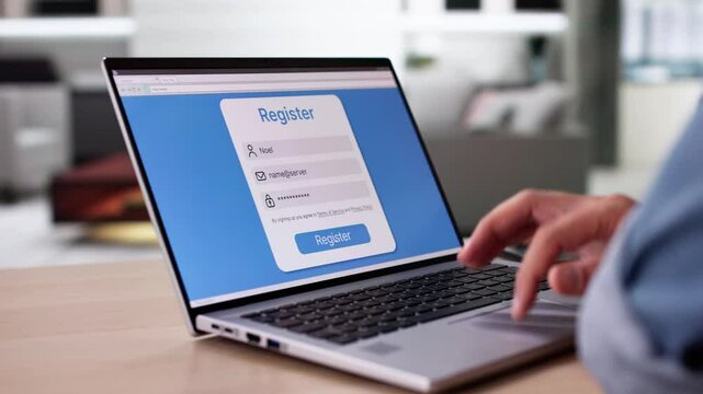 Online Web Registration Form On Website