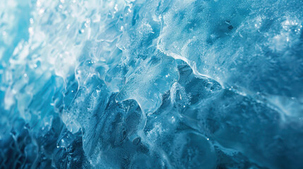 Obraz premium The Ice Texture in Detail