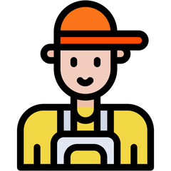 Vector Icon Janitor, Professions And Jobs, Profession, Job, Avatar