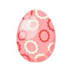 Decorative patterned colorful easter eggs icons vector illustration perfect for holiday easter