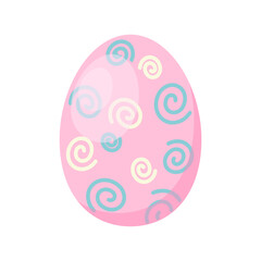 Decorative patterned colorful easter eggs icons vector illustration perfect for holiday easter