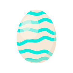 Decorative patterned colorful easter eggs icons vector illustration perfect for holiday easter