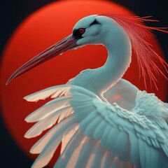 Red Sun Crane.