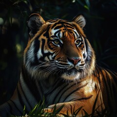 Fototapeta premium Tiger Portrait.