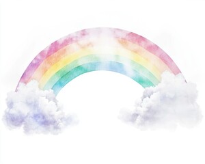 Rainbow Clouds.