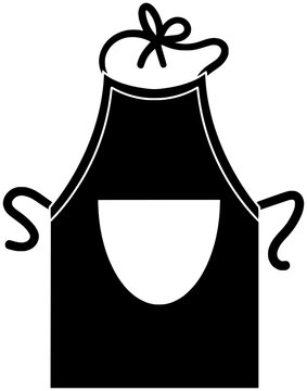 recommend clip art: kitchen illustration cooking silhouette apron logo chef icon food outline cook home meal housewife dinner house preparation culinary lifestyle shape to vector graphic background