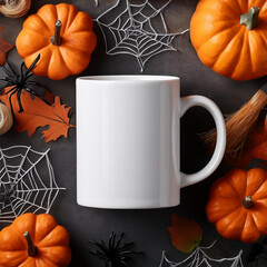 Halloween Mug Mockup Scenes 