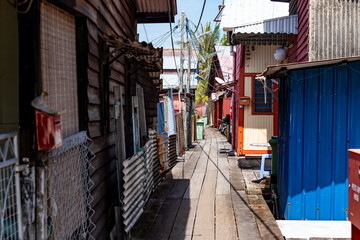 Piers of Georgetown, Penang, Malaysia