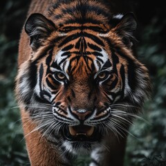 Fototapeta premium Tiger Close-up.