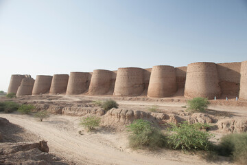 DERAWAR FORT, PAKISTAN , Clay bricks fort