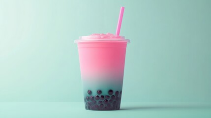 Bubble tea concept background
