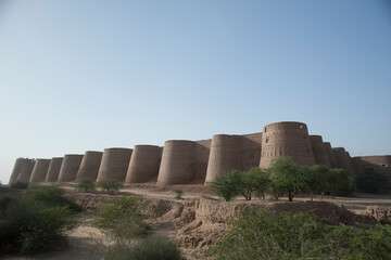 DERAWAR FORT, PAKISTAN , Clay bricks fort