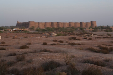 DERAWAR FORT, PAKISTAN , Clay bricks fort