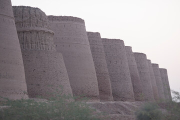DERAWAR FORT, PAKISTAN , Clay bricks fort