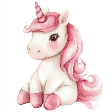 recommend clip art: Cute Pink Unicorn.