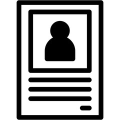 Vector Icon Student Card, Student Card, Accreditation, Education, Identification