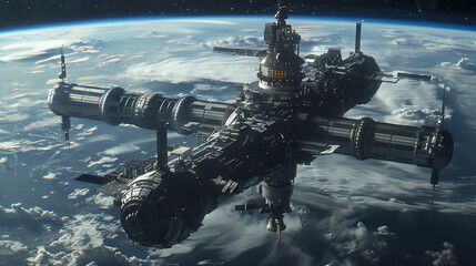 Naklejka premium future spaceflight