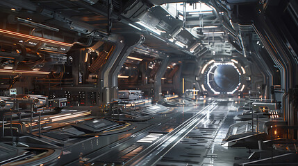 Fototapeta premium future spaceflight