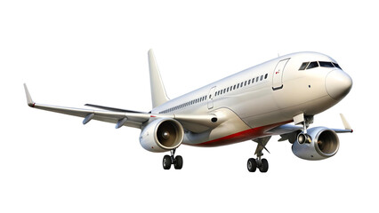 Obraz premium Air-plane on Transparent Background