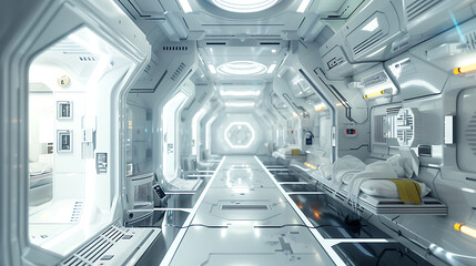 Obraz premium future spaceflight