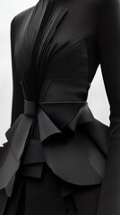 Woman in a white blazer and black shirt