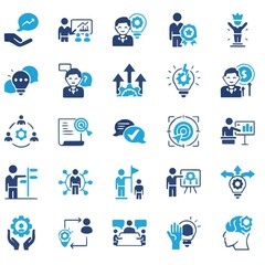 Project management banner web icon  concept with icon of human resources, risk, scope, cost, communication, time and procurement