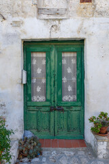 Fototapeta premium Front door in Matera, Puglia, Italy