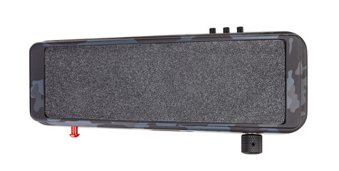 wah pedal path isolated on white top view