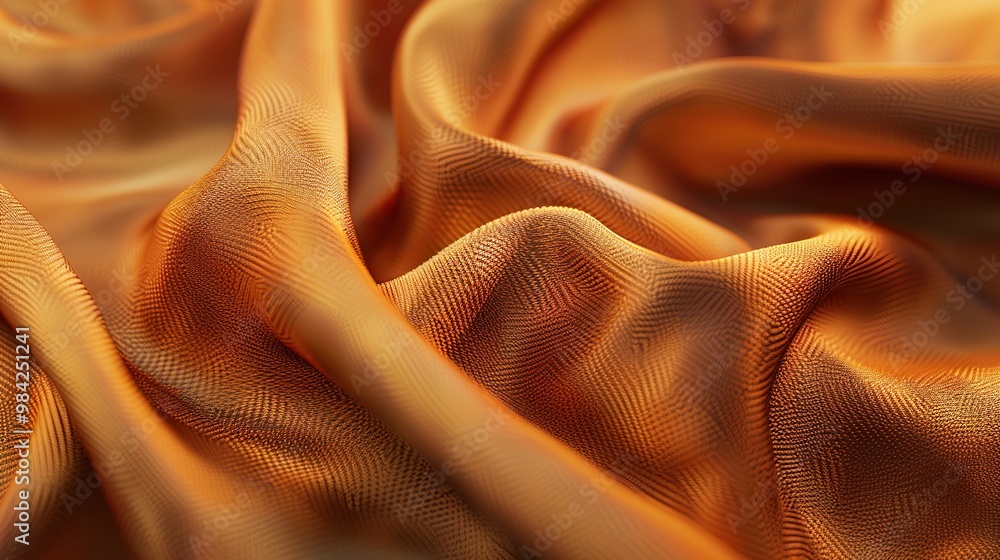 Poster high-resolution image of a smooth fabric texture with detailed weaving and colors