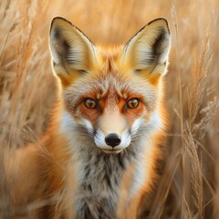 Obraz premium Red Fox Portrait.