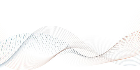 Abstract grey, white smooth element swoosh speed wave modern stream background. Wave lines created using blend tool and dots. abstract frequency sound wave lines and twisted curve lines background.	
