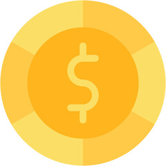 Vector Icon Currency, Dollar, Business and Finance, Argent, Business, Coin