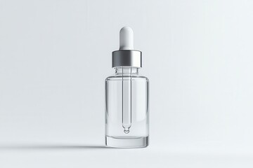 Glass Dropper Bottle Mockup   Minimalist Product Design