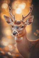 Obraz premium Deer in Forest.